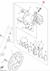 Yamaha Delight 115 Ön Alt Merkez Kaliper Orijinal 2013-2016