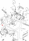 Yamaha Delight 115 Ön Far Çerçevesi Kahverengi Orijinal 2013-2016