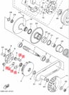 Yamaha Delight 115 Ön Varyatör Debriyaj Tahrik Burcu Bagası 8.5 gr Adet Orijinal 2013-2016