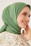 MODESTOSCARFS AQORDİON PİLİSE EŞARP YAĞ YEŞİLİ
