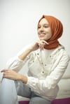 MODESTOSCARFS MİO CAZ ŞAL ORANGE