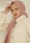 MODESTOSCARFS CASUAL ŞAL PUDRA PEMBE