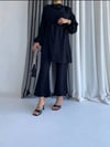 MODESTO KREP PANTALON TAKIM SİYAH