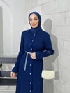 diğer TRİKO ELBİSE SİYAH LACİVERT