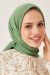 MODESTOSCARFS AQORDİON PİLİSE EŞARP YAĞ YEŞİLİ