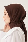 MODESTOSCARFS AQORDİON PİLİSE EŞARP ACI KAHVE