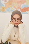 MODESTOSCARFS AQORDİON PİLİSE EŞARP KOYU VİZON