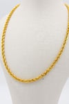 22 Ayar Halat ZincirLatif KuyumcuLZNC102522 Ayar Altın 3mm Halat 60 CM Kadın Zincir LZNC1025