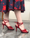 AMADA Professional Argentine Tango & Latin Dance Shoes, Custom, Handmade, Full-Grain Leather Red