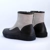 Zey Deri Özel Tasarım Kadın Sneaker Ayakkabı – Renk Siyah/ Gri