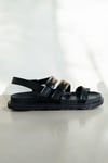 PERLA SANDALET SİYAH