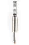 6.3 mm Mono Çivi Gitar Jak Yaylı - 1 ADET