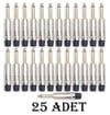 6.3 mm Mono Çivi Gitar Jak Gold - 25 ADET