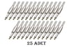 6.3 mm Mono Çivi Gitar Jak Yaylı - 25 ADET