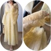 Dantel Detaylı Elbise•Soft Sarı