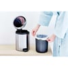 BRABANTIA BRA 112102 001-01-NEWICON FPP MATT STEEL PEDALLI ÇÖP KUTUSU 5L