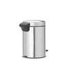 BRABANTIA BRA 112164 001-01- NEWICON FPP MATT STEEL PEDALLI ÇÖP KUTUSU 3L