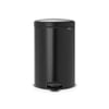 BRABANTIA BRA 114106 001-01-NEWICON MATT BLACK PEDALLI ÇÖP KUTUSU 20L