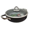 LEGGNO MST2828ST24BK MASTER TITANIUM SIĞ TENCERE SİYAH 24CM