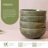 Mikasa MKJDBOWLPK4 Jardin Stoneware 4lü 15cm Mısır Kasesi Seti