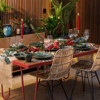 Mikasa MKJDBOWLPK4 Jardin Stoneware 4lü 15cm Mısır Kasesi Seti