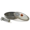 NEOFLAM MİDAS BUYUK SET GRI INDUCTION 11 PARÇA