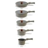 NEOFLAM MİDAS BUYUK SET GRI INDUCTION 11 PARÇA