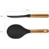 STAUB 405031100 PİLAV KAŞIĞI 22CM SİYAH