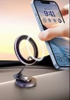Mini 360° Oynar Başlık Magsafe Metal Araç İçi Telefon Tutucu