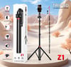 Z1 Tripod Bluetooth Kumandalı Profesyonel Telefon Kamera Tutucu ve Selfie Çubuğu