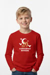 29 Ekim Baskılı Detaylı Uzun Kollu Erkek Çocuk Sweatshirt
