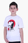 2'li Atatürk-imza Farklı Desenli Erkek-kız Çocuk T-shirt
