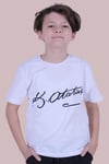 2'li Atatürk-imza Farklı Desenli Erkek-kız Çocuk T-shirt