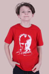 2'li Atatürk-imza Farklı Desenli Erkek-kız Çocuk T-shirt
