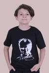 2'li Atatürk-imza Farklı Desenli Erkek-kız Çocuk T-shirt