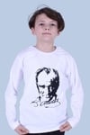 2'li Atatürk-imza Farklı Desenli Erkek-kız Çocuk T-shirt