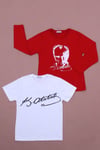 2'li Atatürk-imza Farklı Desenli Erkek-kız Çocuk T-shirt