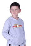 3'LÜ ERKEK ÇOCUK BASKILI CEPLİ KAPÜŞONLU SWEATSHİRT