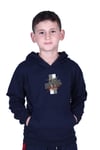3'LÜ ERKEK ÇOCUK BASKILI CEPLİ KAPÜŞONLU SWEATSHİRT