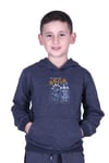 3'LÜ ERKEK ÇOCUK BASKILI CEPLİ KAPÜŞONLU SWEATSHİRT