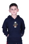 3'LÜ ERKEK ÇOCUK BASKILI CEPLİ KAPÜŞONLU SWEATSHİRT