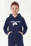 3'lü Kanguru Cepli Kapüşon Detaylı Baskılı Erkek Çocuk 3 Parça Sweatshirt