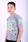 3'lü Karışık Model Oversize Erkek Çocuk Tişört