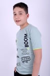 3'lü Karışık Model Oversize Erkek Çocuk Tişört