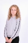 3'lü Kız Çocuk Kapüşonlu Kanguru Cepli Şerit Detaylı Sweatshirt