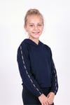 3'lü Kız Çocuk Kapüşonlu Kanguru Cepli Şerit Detaylı Sweatshirt