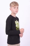 4'lü Erkek Çocuk Yuvarlak Yakalı Baskı Detaylı Sweatshirt