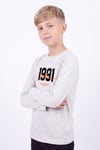 4'lü Erkek Çocuk Yuvarlak Yakalı Baskı Detaylı Sweatshirt