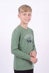 4'lü Erkek Çocuk Yuvarlak Yakalı Baskı Detaylı Sweatshirt
