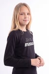 4'lü Kız Çocuk Yuvarlak Yakalı Baskı Detaylı Sweatshirt